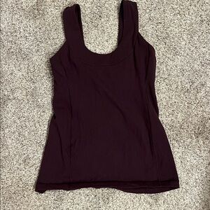 Lululemon Athletica Deep Purple Tank Top size 6